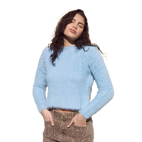 MINKPINK Elidi Fluffy Knit Top